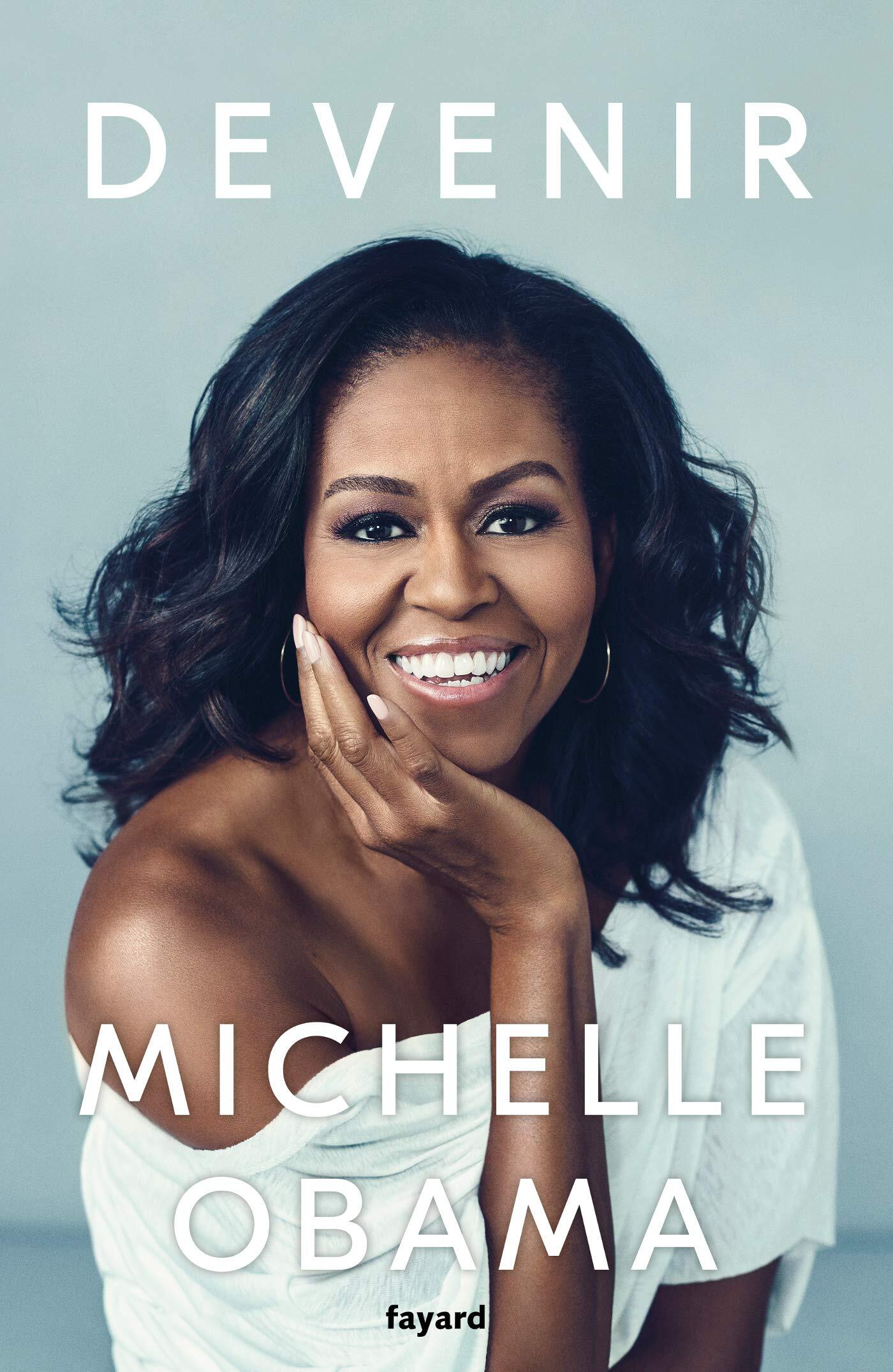 Cover image of the book `Becoming` by Michelle Obama